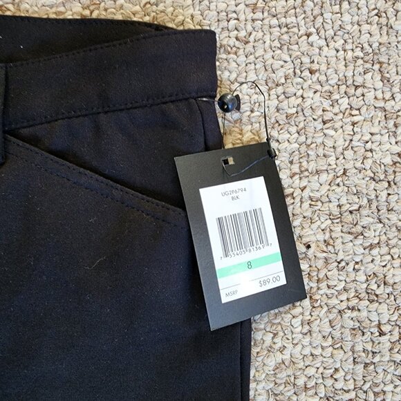 NWT DKNY Women's Dressy Black Pants Size 8 - Picture 5 of 9
